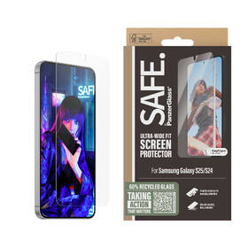 Tvrdené sklo PanzerGlass SAFE na Samsung Galaxy S25 s inštalačným rámčekom 

 obrázok produktu 3 z 11