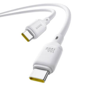 Kábel Baseus Silky USB-C/USB-C, 100W, 1m biely

 obrázok produktu 3 z 7