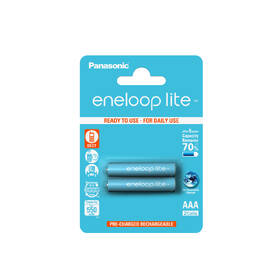 Batéria nabíjacia Panasonic Eneloop Lite AAA, HR03, 550mAh, Ni-MH, blister 2ks 

 obrázok produktu 1 z 1