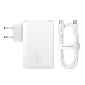 Nabíjačka do siete Baseus GaN5 Pro, 2x USB-C + USB-A 140W biela

 obrázok produktu 3 z 10