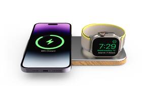 Bezdrôtová nabíjačka Cubenest K200 Pre 2v1 s podporou uchytenia MagSafe strieborná

 obrázok produktu 4 z 6