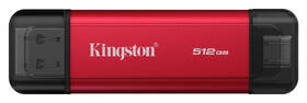 SSD externý Kingston Dual Portable 512GB, USB-A/C, USB 3.2 Gen 2 čierny/červený

 obrázok produktu 1 z 4