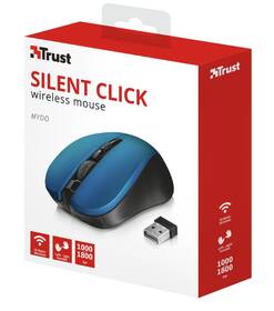 Myš Trust Mydo Silent Click modrá

 obrázok produktu 4 z 4