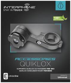 Držiak na mobil Interphone QUIKLOX na riadidlá čierny

 obrázok produktu 1 z 1