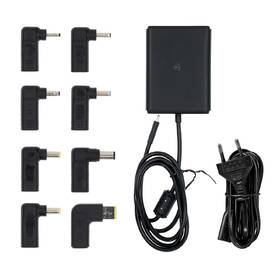 Sieťový adaptér Nedis GaN 100 W, univerzální, USB-C + 10 adaptérů čierny

 obrázok produktu 2 z 6