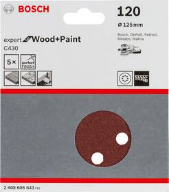Brúsny papier Bosch C430 G120 PR.125MM 

 obrázok produktu 2 z 2