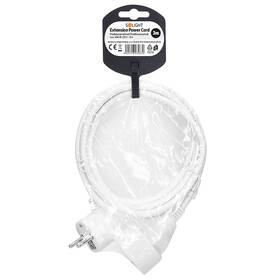 Kábel predlžovací Solight 1 zásuvka, 3 x 1.5mm2, 3 m biely

 obrázok produktu 3 z 3