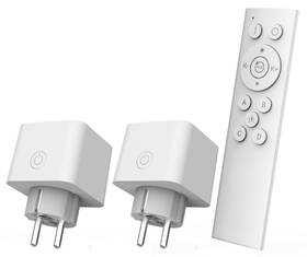 Inteligentná zásuvka Trust Smart Wi-Fi StarterPack (2 ks + ovladač) biela

 obrázok produktu 1 z 9