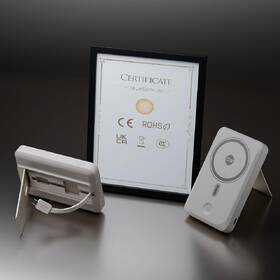 Powerbank 3mk SafeCell 4in1 Semi-Solid 10000 mAh, 22.5 W, MagSafe, nabíjanie Apple Watch sivá

 obrázok produktu 6 z 6