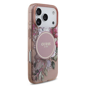Kryt na mobil Guess IML Flowers Strap MagSafe na Apple iPhone 17 Pro ružový

 obrázok produktu 2 z 7