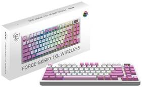 Klávesnica MSI FORGE GK600 TKL Wireless, CZ/SK ružová

 obrázok produktu 4 z 7