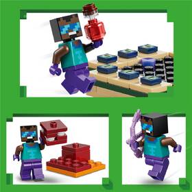 Stavebnica LEGO® Minecraft®  21584 Cesta portálem do Netheru a Endu 

 obrázok produktu 3 z 9