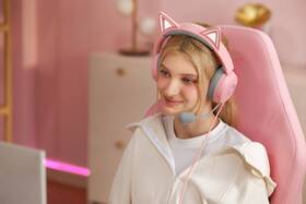 Headset Razer Kraken Kitty V3 ružový

 obrázok produktu 7 z 12