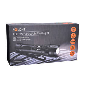 Lampáš Solight 1000 lm,  fokus, 2800 mAh Li-Ion, USB čierna

 obrázok produktu 8 z 9