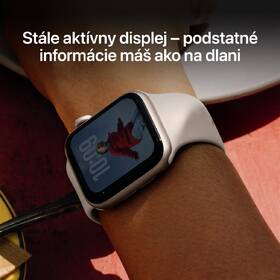 Inteligentné hodinky Apple GPS 40mm hviezdne biely hliník - hviezdne biely športový remienok - S/M 

 obrázok produktu 4 z 7