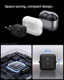 Nabíjačka do siete Spigen Essential 30W USB-C čierna

 obrázok produktu 4 z 7