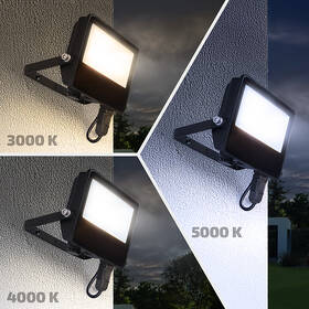 Reflektor Solight TOP, 20W, max. 2600lm, 3CCT, 2 režimy, IP65 čierny

 obrázok produktu 5 z 5