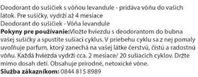 Vôňa do sušičky Whirlpool levandule (2 ks) 

 obrázok produktu 2 z 2