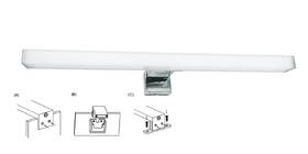 Nástenné svietidlo Top Light Oregon H40, IP44, 7W, 700lm, 4000K biele/chróm

 obrázok produktu 6 z 6