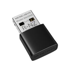 Wi-Fi adaptér Mercusys MA20NB, AC650 Nano Wi-Fi Bluetooth čierny

 obrázok produktu 1 z 8
