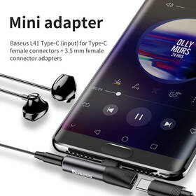 Redukcia Baseus USB-C samec / USB-C samice /3,5mm Jack samice čierna

 obrázok produktu 4 z 7