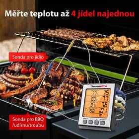 Teplomer do mäsa ThermoPro TP-17H strieborný

 obrázok produktu 2 z 6