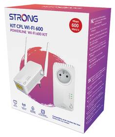 Sieťový rozvod LAN po 230V Strong Powerline WF 600 DUO FR, 2ks biely

 obrázok produktu 3 z 3