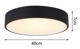 LED stropné svietidlo IMMAX NEO RONDATE SLIM SMART, 40 cm, Zigbee 3.0, TUYA čierne

 obrázok produktu 3 z 9