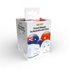 Cestovný adaptér Solight PA01-AU, Číne a Austrálie, typ I biely

 obrázok produktu 4 z 4