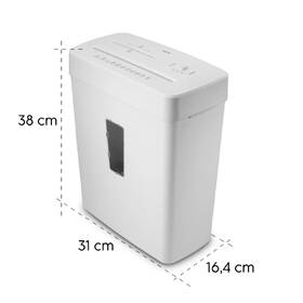 Skartovač Hama Prime M50CD-W, micro rez, 5 listov, P5 biely

 obrázok produktu 3 z 4