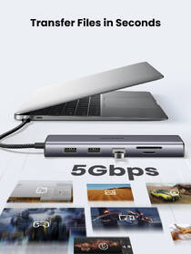 Dokovacia stanica UGREEN USB-C/3×USB, SD, VGA, 3,5mm Jack, RJ45, HDMI sivá

 obrázok produktu 7 z 7