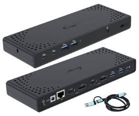 Dokovacia stanica i-tec USB 3.0 / USB-C / Thunderbolt Dual Display, PD 100W 

 obrázok produktu 1 z 3