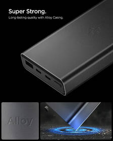 Powerbank Spigen Essential 30 W, 20000 mAh čierny

 obrázok produktu 3 z 6