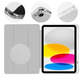 Puzdro na tablet Obal:Me MistyTab na Apple iPad 10,9 (2022)/Apple iPad 11 (2025) sivé

 obrázok produktu 3 z 4