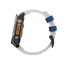 Remienok Cubenest Premium Silicone Garmin QuickFit Band 26mm biely/modrý

 obrázok produktu 4 z 5