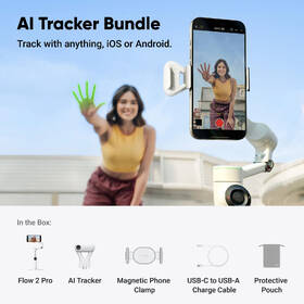 Stabilizátor Insta360 Flow 2 AI Tracker Bundle biely

 obrázok produktu 8 z 11