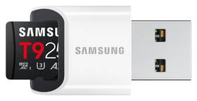 Pamäťová karta Samsung T9 MicroSDXC 256GB UHS-I U3 (200R/130W) + USB Adaptér čierna

 obrázok produktu 1 z 6