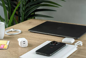 Nabíjačka do siete ERPOWER Dual mini GaN 65W 2xUSB-C biela

 obrázok produktu 4 z 5