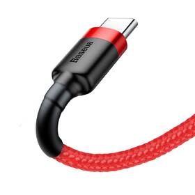 Kábel Baseus Cafule USB/USB-C, 2A, 2m čierny/červený

 obrázok produktu 3 z 4