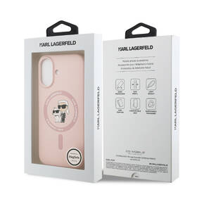 Kryt na mobil Karl Lagerfeld Liquid Silicone Karl and Choupette MagSafe na Apple iPhone 17 ružový

 obrázok produktu 7 z 7