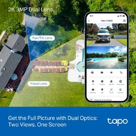 IP kamera TP-Link Tapo C246D 2K Dual biela

 obrázok produktu 3 z 11