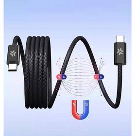 Kábel Celly magnetický USB-C/USB-C, 60 W, 2 m čierny

 obrázok produktu 2 z 6
