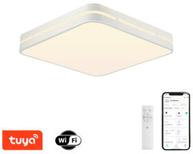 LED stropné svietidlo IMMAX NEO LITE PERFECTO SMART, štvorec, 42cm, 48W, TUYA Wi-Fi biele

 obrázok produktu 2 z 7
