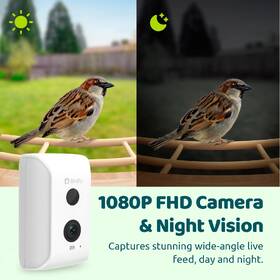 Vtáčie krmítko Birdfy Ebony s kamerou (AI predplatné) 

 obrázok produktu 6 z 10