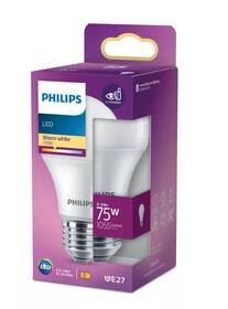 LED žiarovka Philips klasik, 11W, E27, teplá biela 

 obrázok produktu 2 z 2