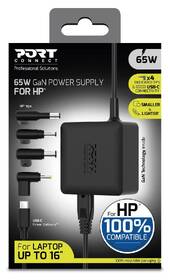 Sieťový adaptér PORT CONNECT GaN2 65 W, HP čierny

 obrázok produktu 4 z 7