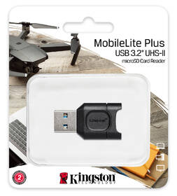 Čítačka pamäťových kariet Kingston MicroSD MobileLite Plus UHS-II čierna

 obrázok produktu 3 z 3