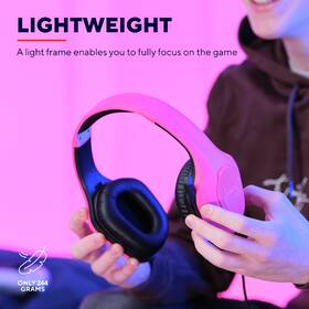 Headset Trust GXT 415P Zirox ružový

 obrázok produktu 7 z 12