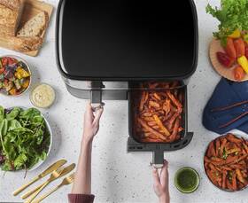 Fritéza teplovzdušná RUSSELL HOBBS 27680-56 Dual Basket, 9 l čierna

 obrázok produktu 15 z 21