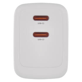 Nabíjačka do siete EMOS GaN, 35W, 2x USB-C biela

 obrázok produktu 4 z 14